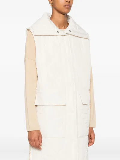Marc O'polo Quilted-pattern Coat In Neutral