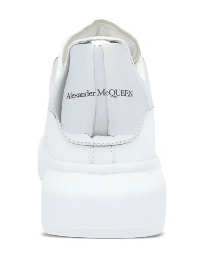 Alexander Mcqueen 'oversized Sneaker' With Croc-embossed Tab In White