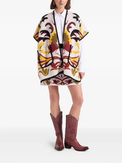 La Doublej Cape Scarf In My Power In Neutral