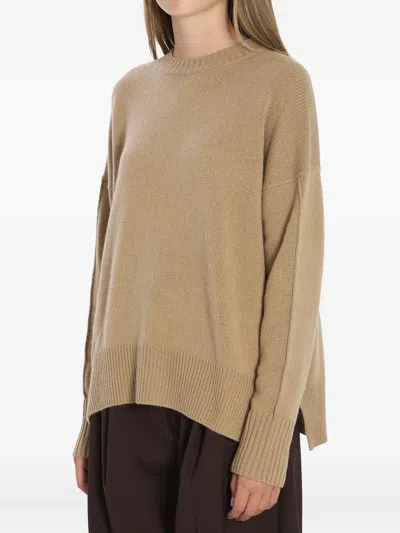 Allude Cashmere Sweater In Brown