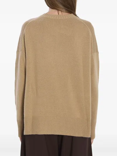 Allude Cashmere Sweater In Brown