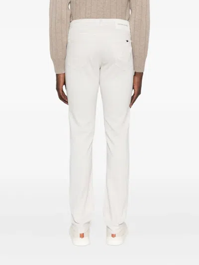 Jacob Cohen Five-pocket Trousers In White
