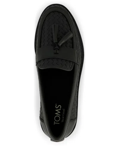 Toms Women's Cara Lug Sole Loafers In Black