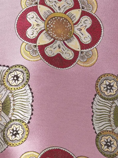 La Doublej La Scala Asymmetric Jacquard Top In Purple