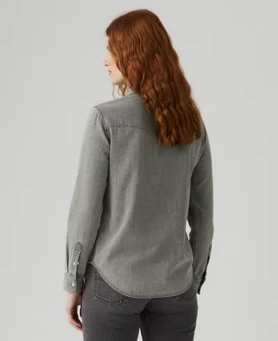 Levi's The Ultimate Western Snap-up Shirt In Gray