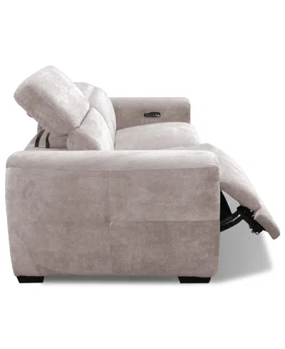 Macy's Brownell 2-pc.sofa Sectional With 2 Power Motion Chairs, Exclusively At  In Gray