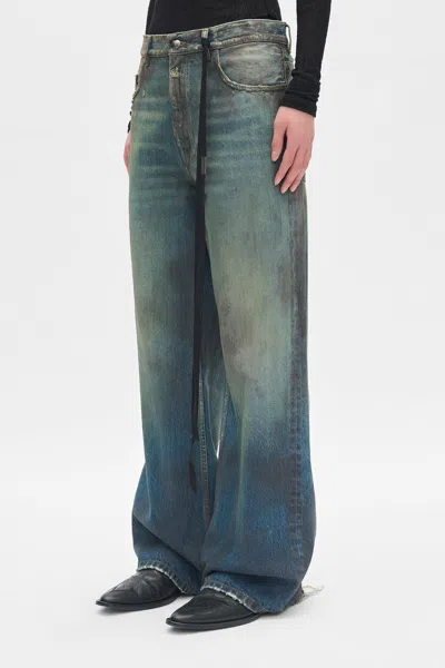 Ann Demeulemeester Genoveva 5-pockets Relaxed Flared Trousers In Multi