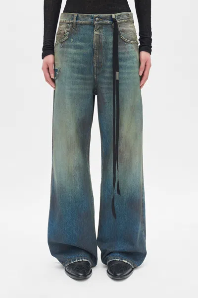 Ann Demeulemeester Genoveva 5-pockets Relaxed Flared Trousers In Multi