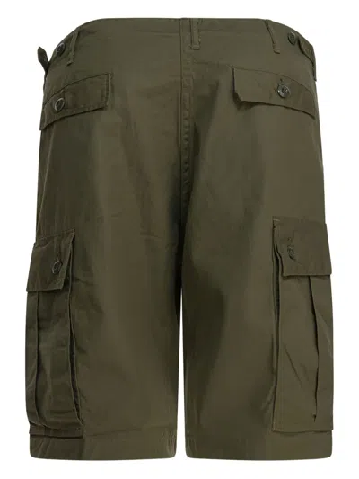 工装纽扣开合短裤