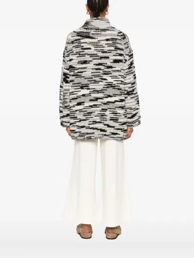 Marc O'polo Stripe-pattern Sweater In Gray