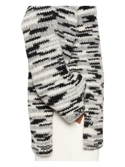 Marc O'polo Stripe-pattern Sweater In Gray