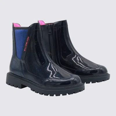 Billieblush Dark Blue Boots In Multi