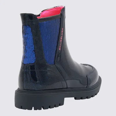 Billieblush Dark Blue Boots In Multi