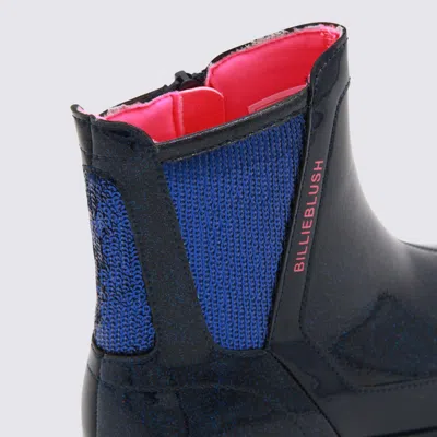 Billieblush Dark Blue Boots In Multi
