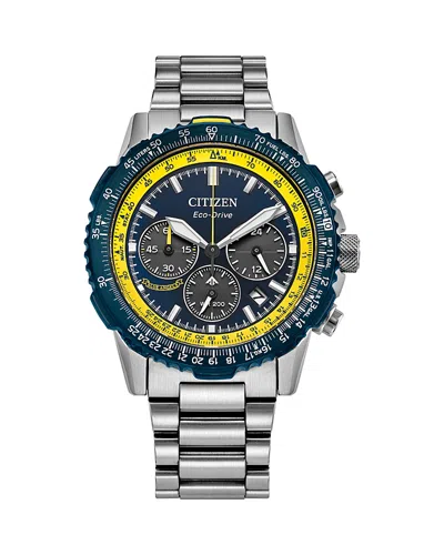 Citizen Eco-drive Blue Angels Promaster Air Navihawk Chronograph, 40mm In Metallic