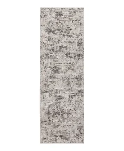 Kenneth Mink Alloy All343 Runner Area Rug, 2'6 X 8' In Gray
