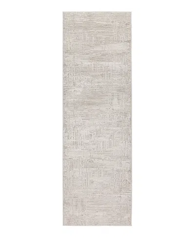 Kenneth Mink Alloy All343 Runner Area Rug, 2'6 X 8' In Neutral