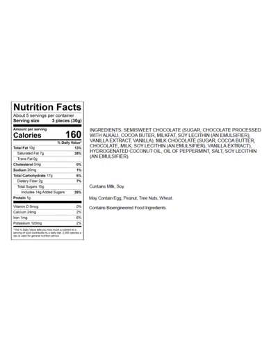 Frango Chocolates Dark Mint Chocolates In Pumpkin Box, 3 Pack, Created For Macy's In Transparent