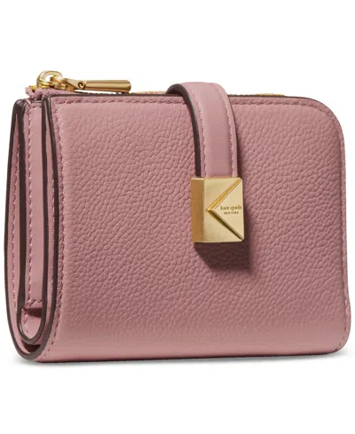 Kate Spade Deco Small Compact Wallet In Pink