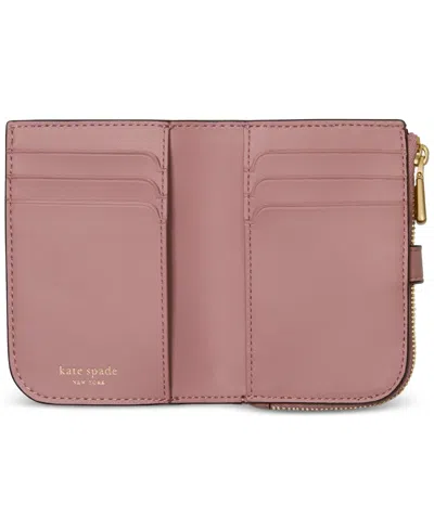 Kate Spade Deco Small Compact Wallet In Pink