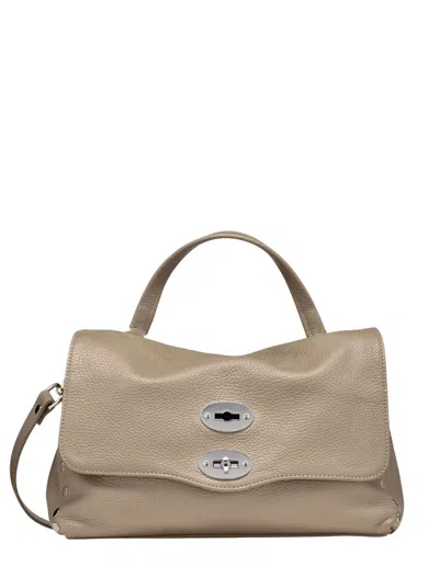 Zanellato Postina S Leather Bag In Gray