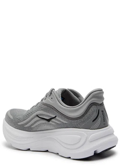 Hoka Outdoor Shoe Men Bondi 8 Sharkskin/harbor Mist In Gray