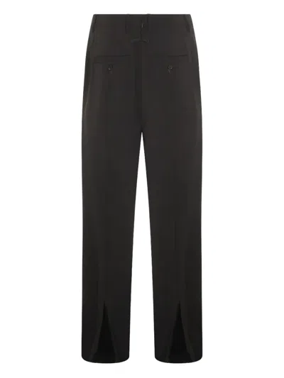 Jean Paul Gaultier Everyday Trousers With Belt Loops And Pockets In Black