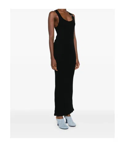 Jean Paul Gaultier Pierced Dress In Black