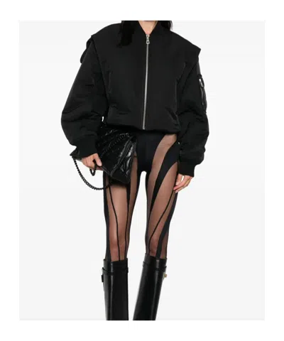 Jean Paul Gaultier Short Zip-up Jacket In Black