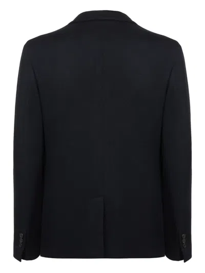 Slowear Single-breasted Blazer In Black