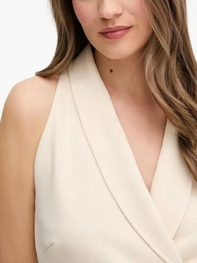 Sandro Ferrone V-neck Midi Dress In Multi