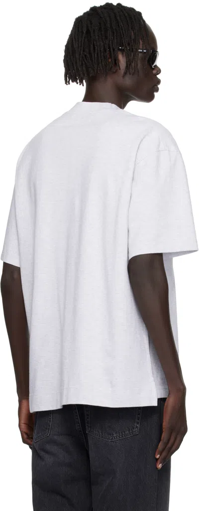 Acne Studios Logo-embroidered T-shirt In White