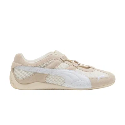 Pre-owned Puma Wmns Speedcat Go 'alpine Snow' | Cream | Women's Size 9 In White