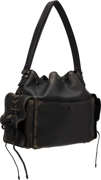 Acne Studios Brown Multipocket Bucket Bag