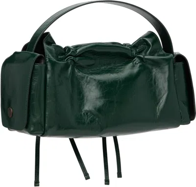 Acne Studios Green Multipocket Bag