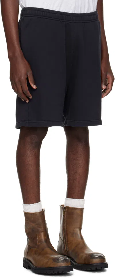 Acne Studios Black Fleece Shorts In Black