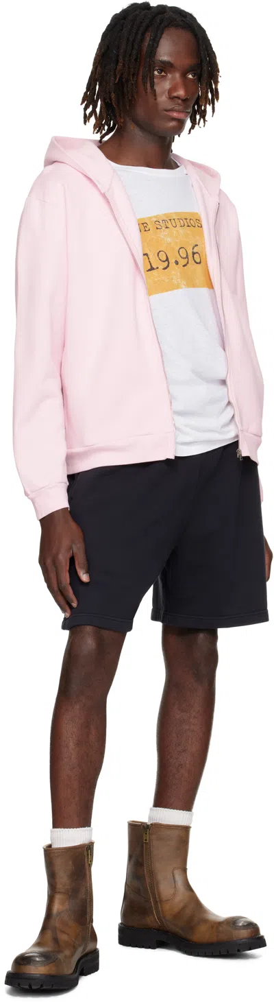 Acne Studios Black Fleece Shorts In Black