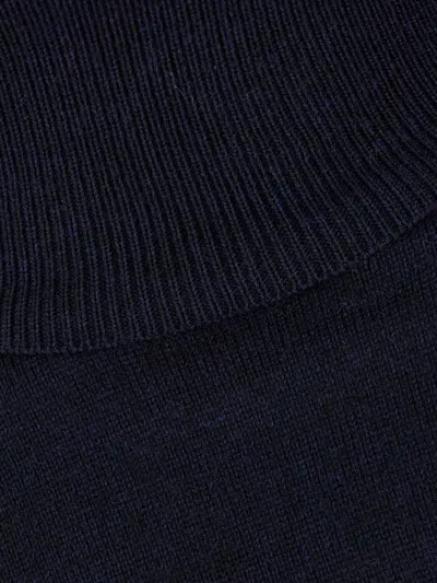 Diana Studio Turtleneck Wool Sweater In Blue