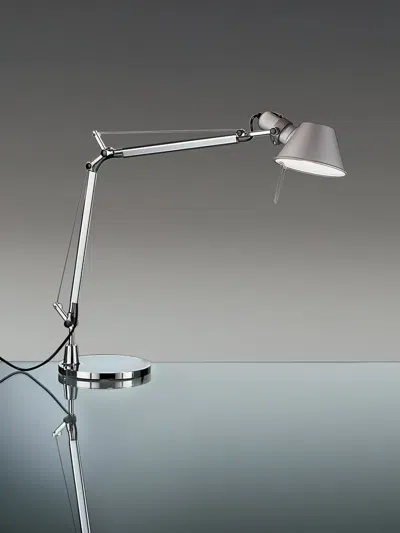 Artemide Adjustable-arm Desk Lamp (108cm X 54cm) In Gray