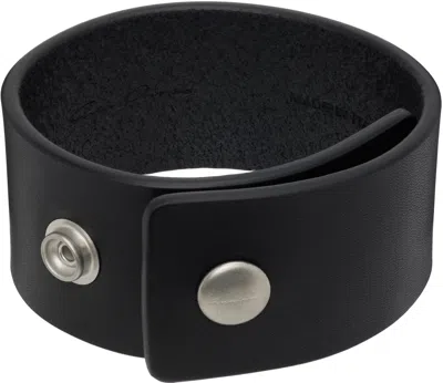 Rick Owens Concordians Anthem Cuff Bracelet In Black
