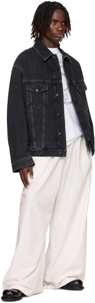 Acne Studios Robert Vintage Denim Jacket In Black