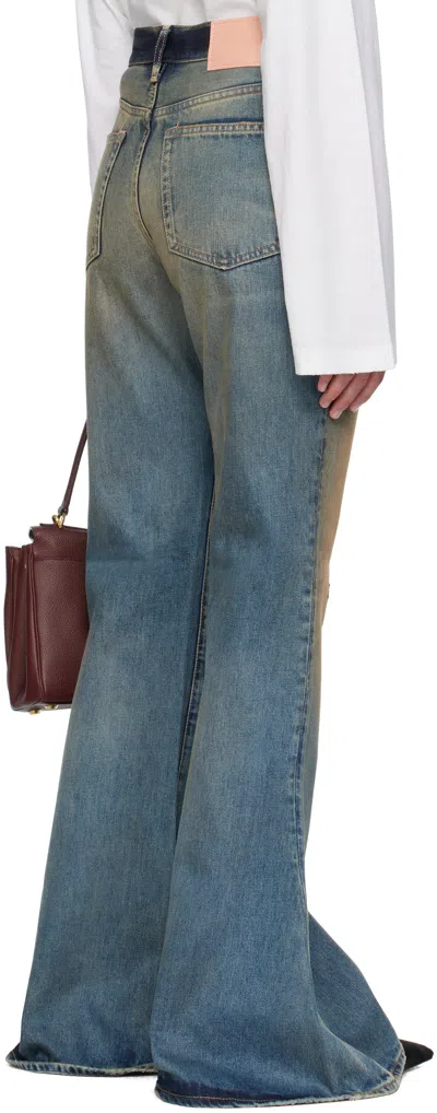 Acne Studios Belt Loop Jeans In Blue