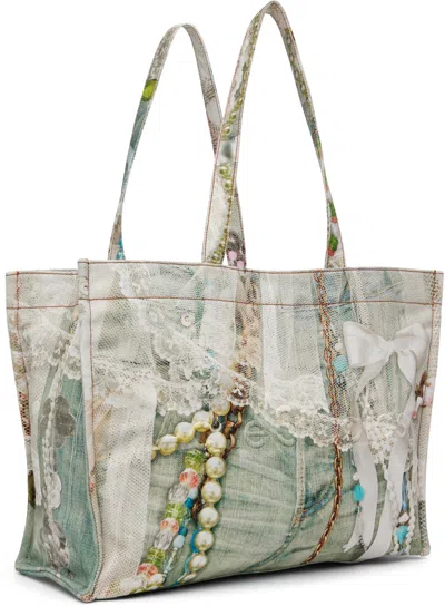 Acne Studios Multicolor Logo Shoulder Tote