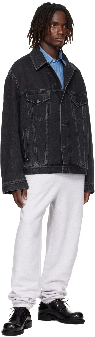 Acne Studios Robert Vintage Denim Jacket In Black