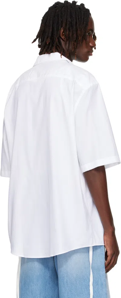 Acne Studios White Button-up Shirt In White
