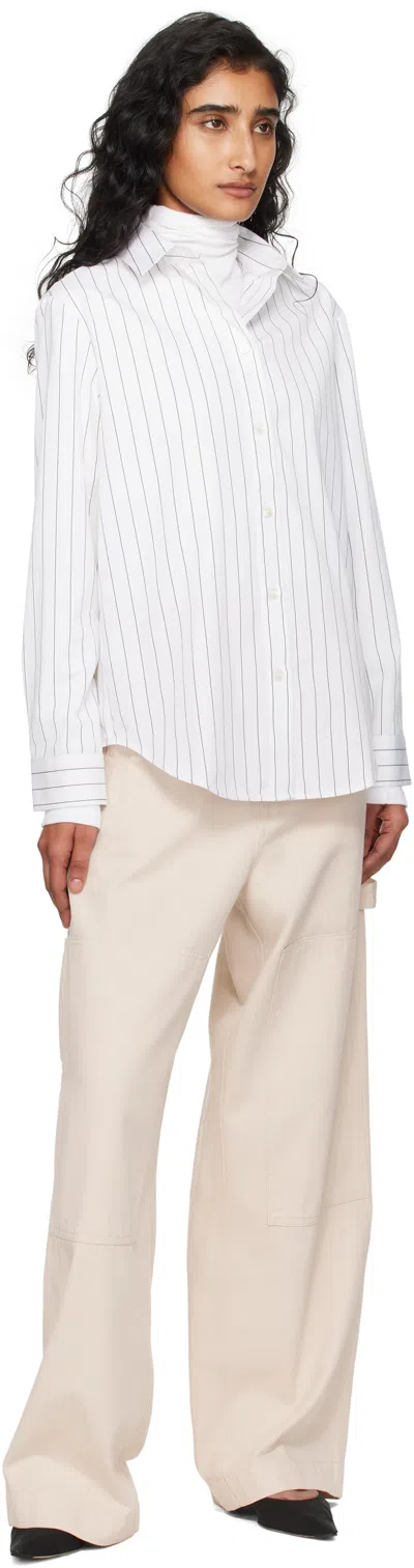 Weekend Max Mara Off-white Caronte Jeans In Neutral