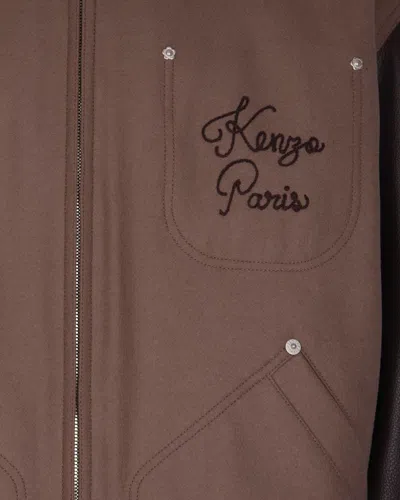 Kenzo Giubbino Blouson Taupe In Brown