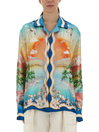 Casablanca Tennis Club Shirt In Multi