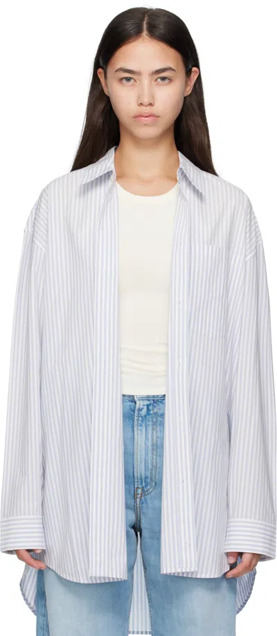 Acne Studios Blue Button Up Shirt