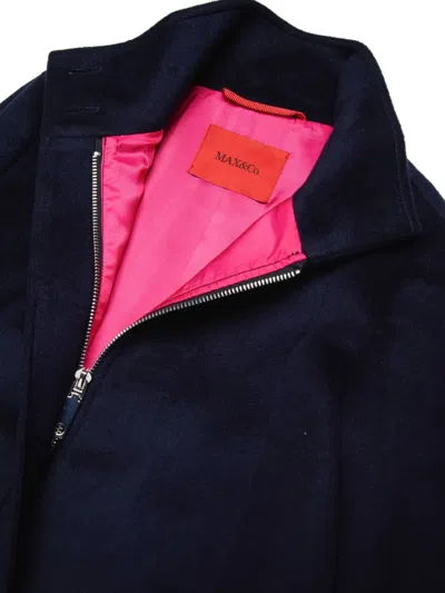 Max & Co Single-breasted Coat In Black